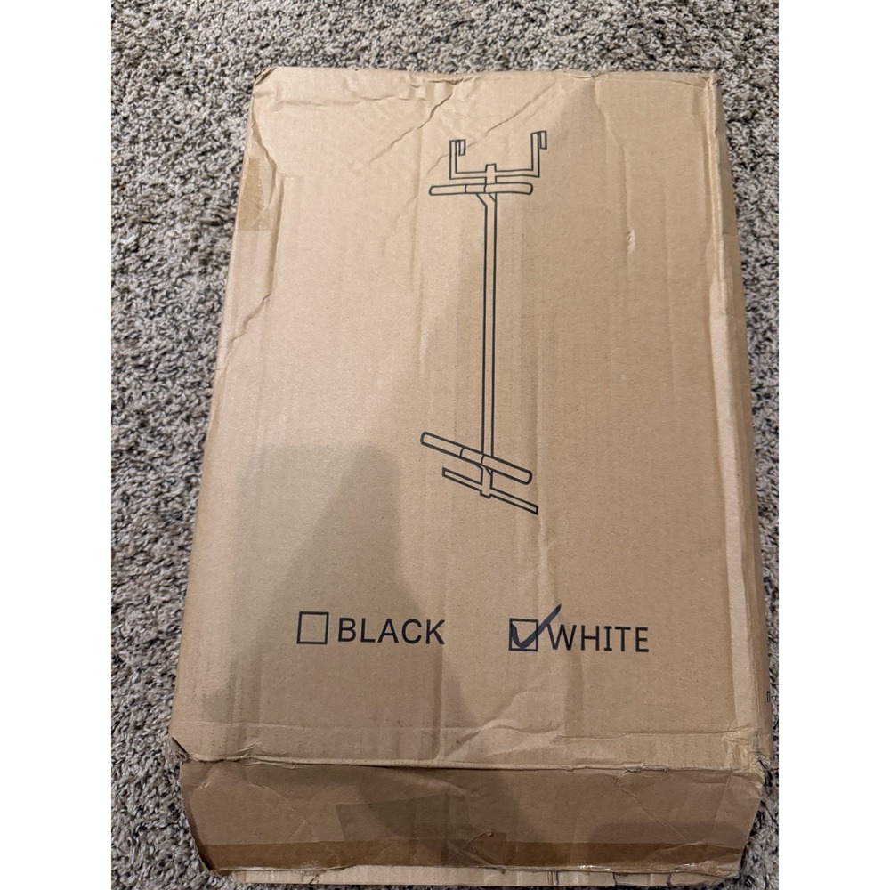 White Speaker Stand Mount Bracket Kit for Speaker Mounting/Stand Setup